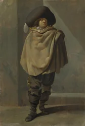 Een staande man